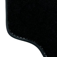 Black Floor Mats for Ferrari 458 Speciale (2012-2015) with Beige Nappa Leather