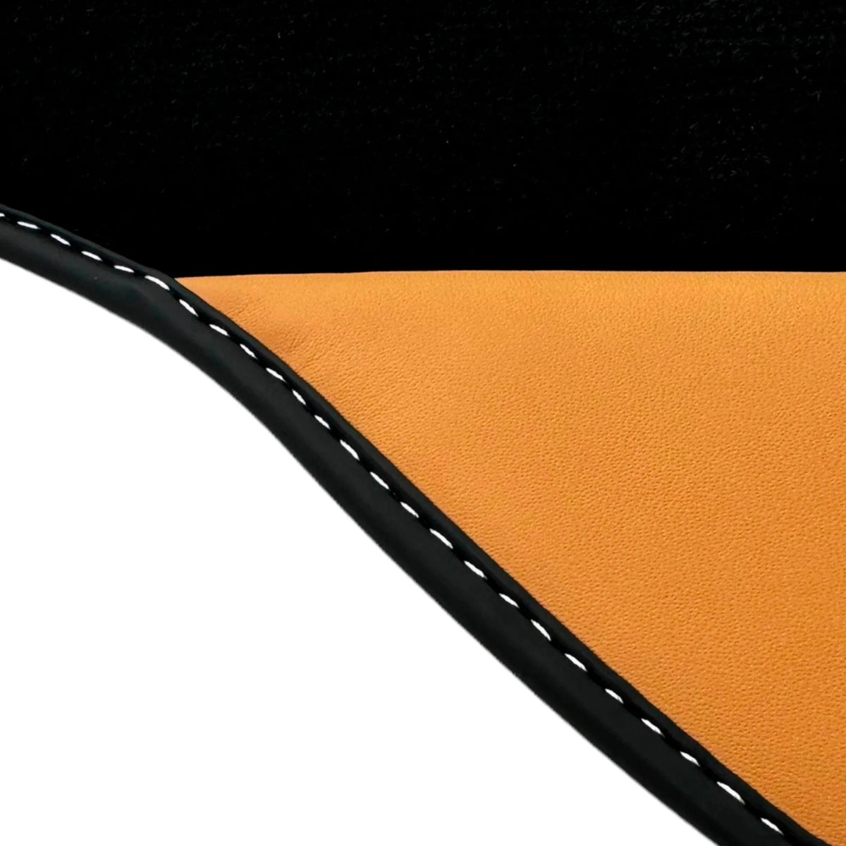 Black Floor Mats for Ferrari 458 Speciale (2012-2015) with Beige Nappa Leather