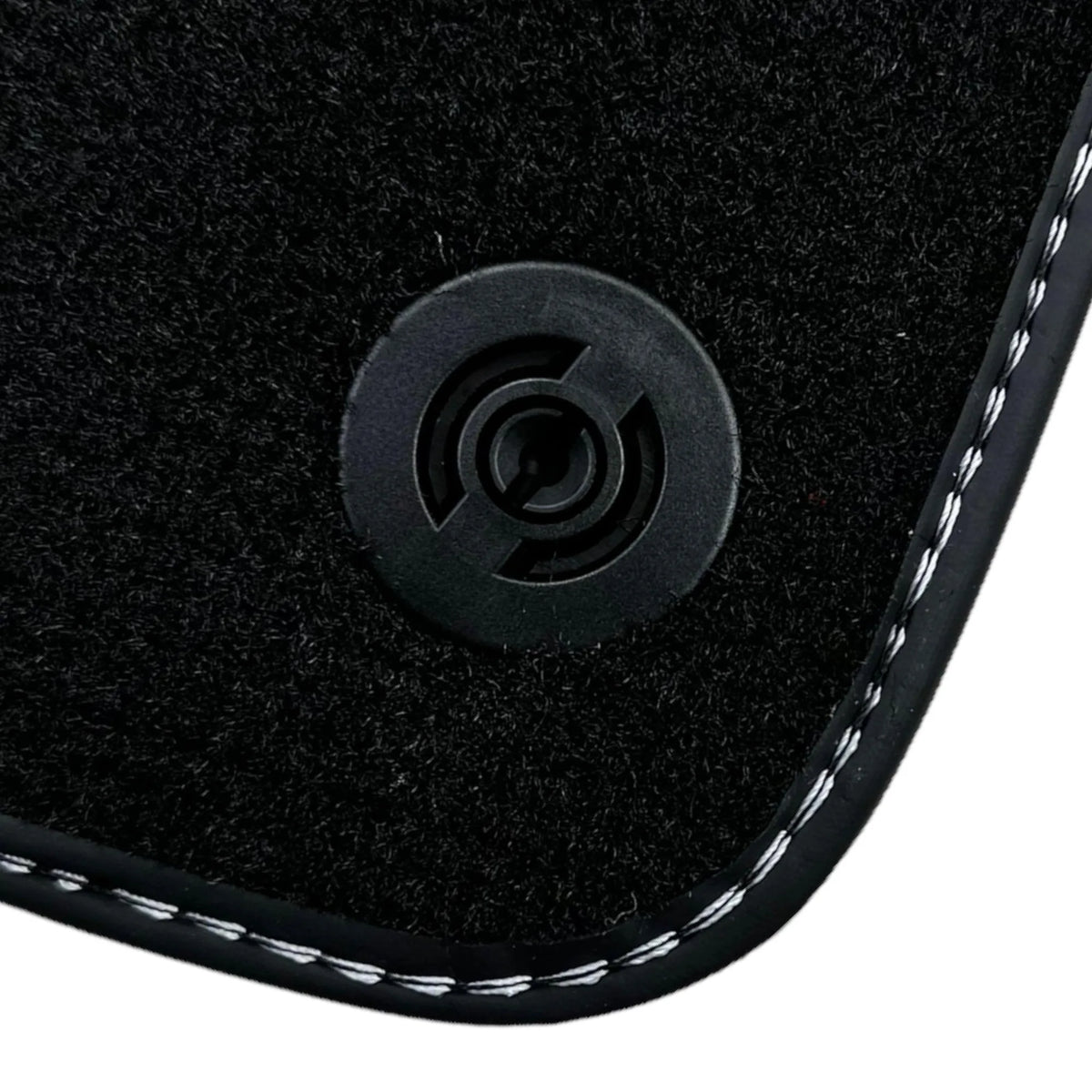 Black Floor Mats for Ferrari 458 Spider (2012-2015) with Crema Nappa Leather | Italian Edition - AutoWin