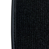 Black Floor Mats for Ferrari 488 Pista Spider 2019-2021 with Leather - AutoWin