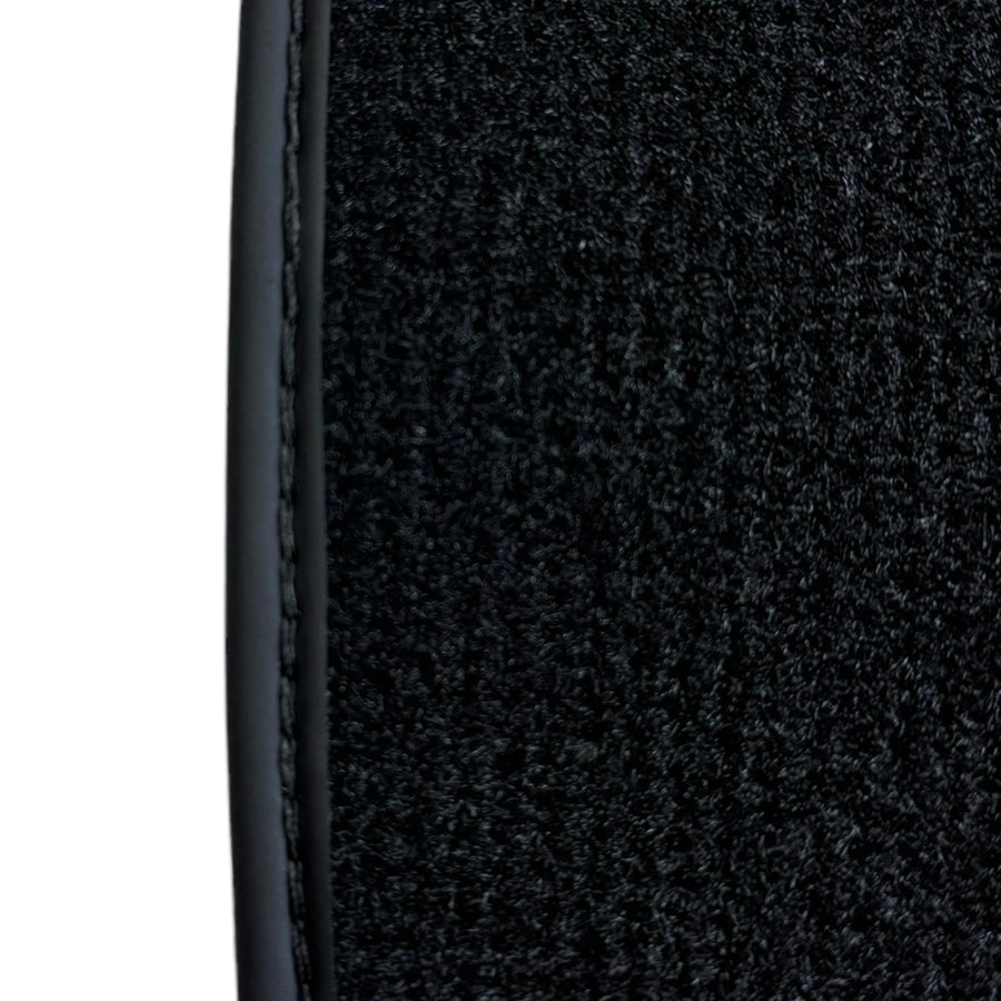 Black Floor Mats for Ferrari 488 Spider (2016-2022) with Leather