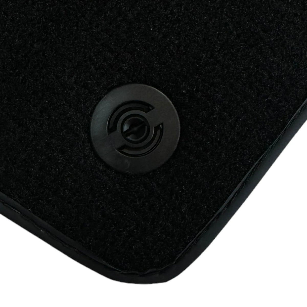 Black Floor Mats For Ferrari 599 Coupe 2006-2012 Italian Edition with Leather