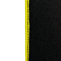 Black Floor Mats for Ferrari 812 GTS (2019-2023) with Leather - AutoWin