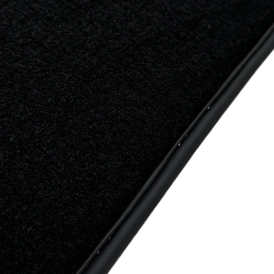 Black Floor Mats for Ferrari California (2008-2014) with Cuoio Nappa Leather - AutoWin