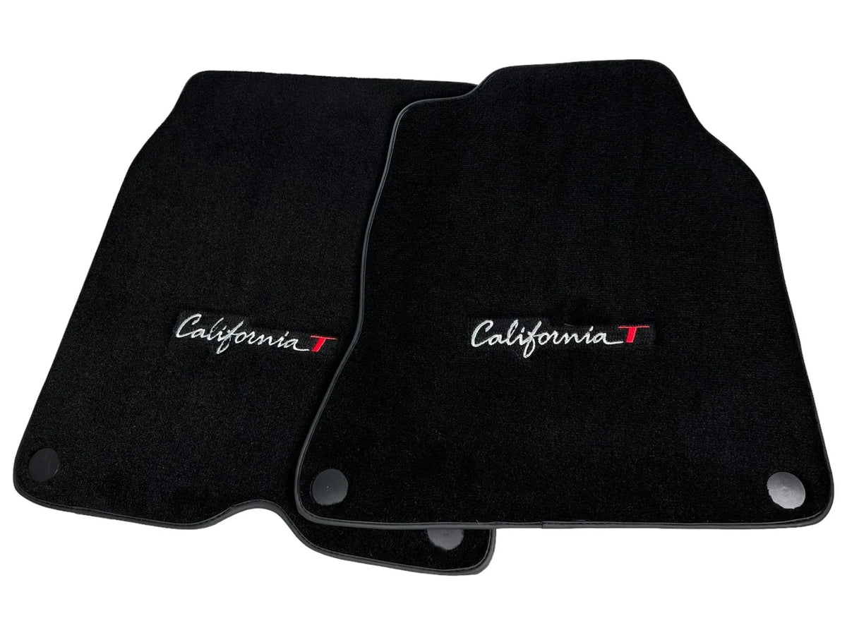 Black Floor Mats For Ferrari California T 2015–2018 - AutoWin