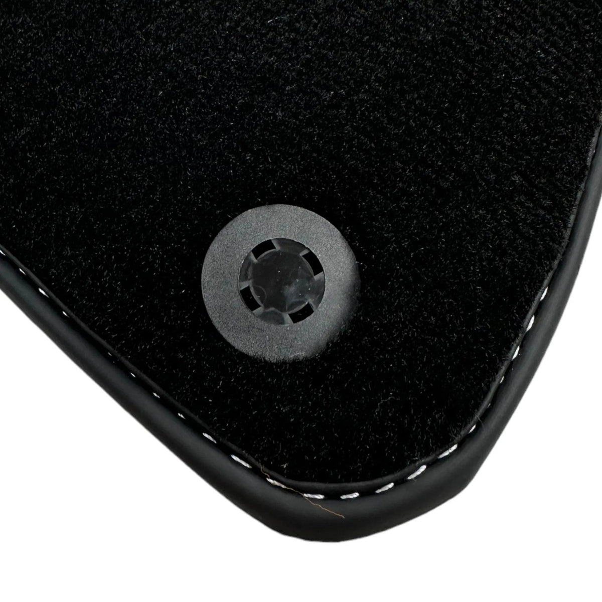 Black Floor Mats for Ferrari California T (2015–2018) Crema Nappa Leather - AutoWin