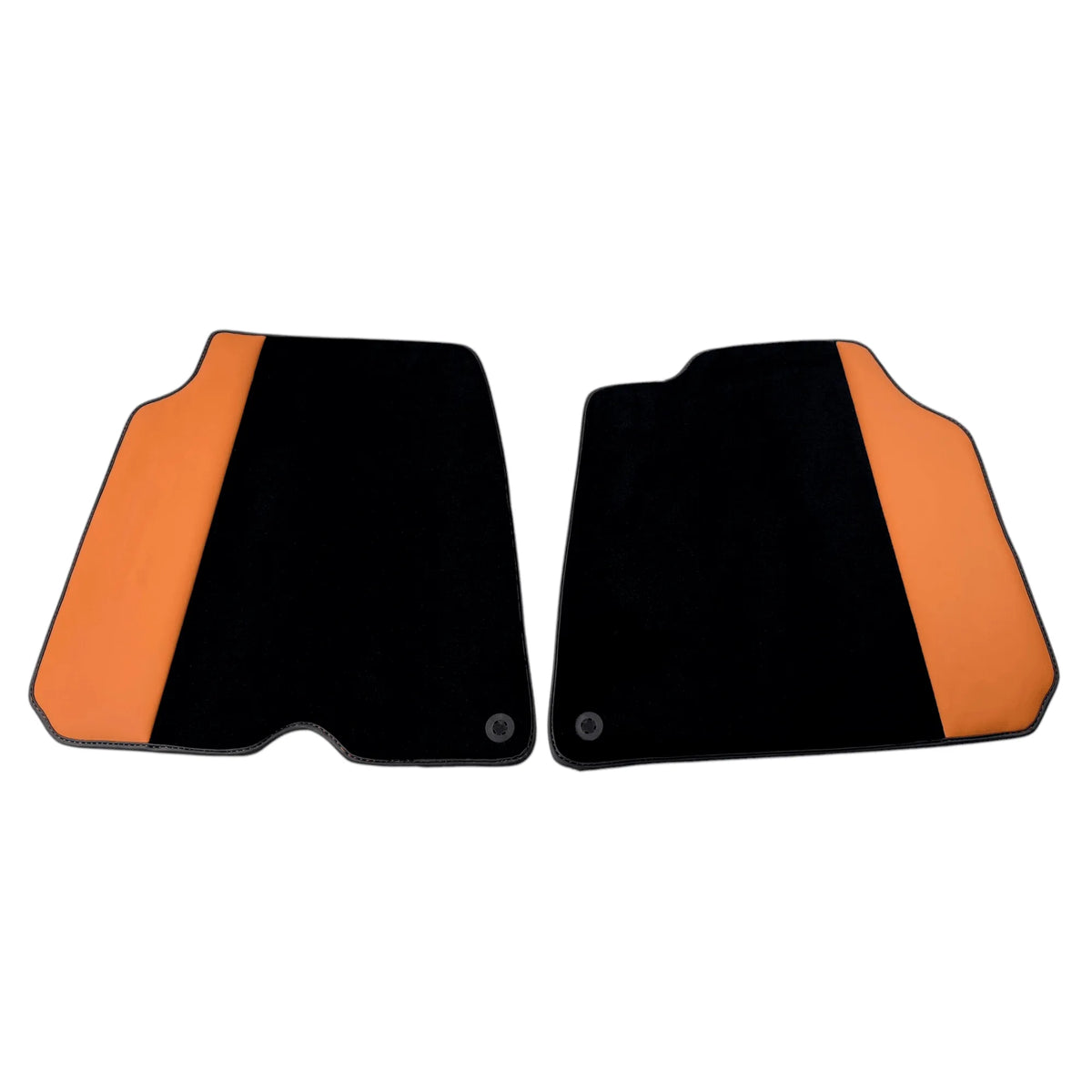 Black Floor Mats for Ferrari F12 Berlinetta (2012-2022) with Beige Tradizione Nappa Leather