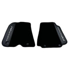 Black Floor Mats for Ferrari F12 Berlinetta (2012-2022) with Carbon Leather - AutoWin