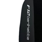 Black Floor Mats for Ferrari F12 Berlinetta (2012-2022) with Leather - AutoWin