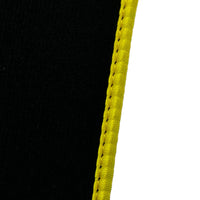 Black Floor Mats for Ferrari F12 TRS (2014) with Carbon Leather - AutoWin