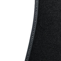 Black Floor Mats for Ferrari F12 TRS (2014) with Leather - AutoWin