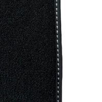 Black Floor Mats for Ferrari F12 TRS (2014) with Leather - AutoWin