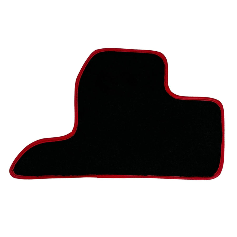 Black Floor Mats For Ferrari F355 1994-1999 With Alcantara Leather - AutoWin
