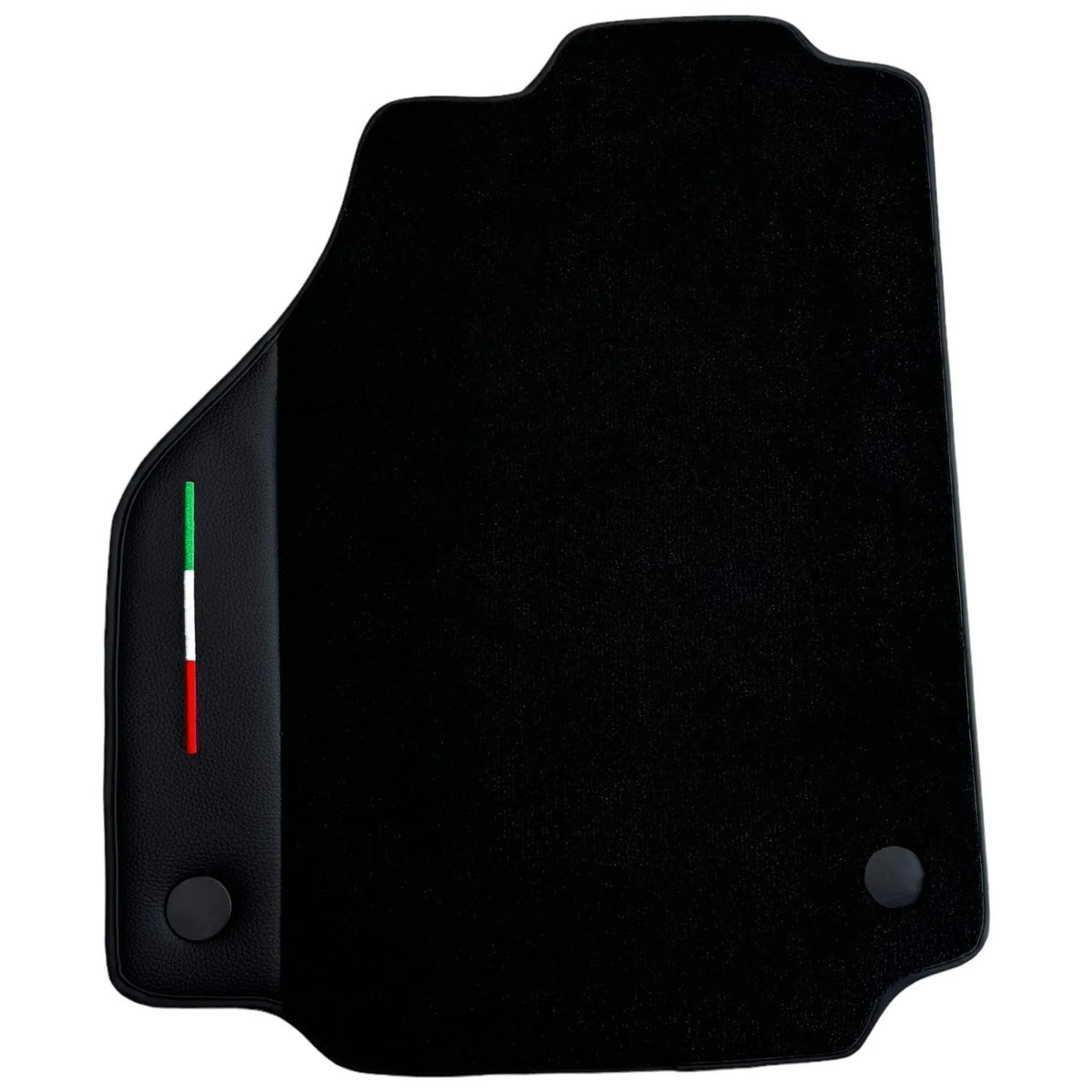 Black Floor Mats for Ferrari F8 Tributo (2019-2022) with Leather