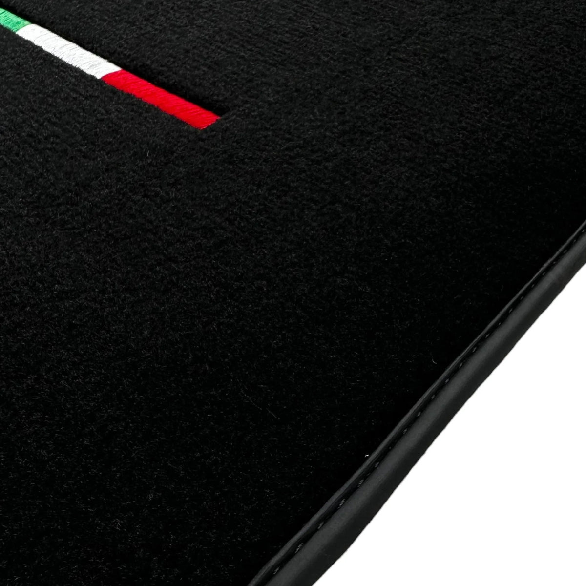 Black Floor Mats For Ferrari GTC4 Lusso (2016-2023) Italian Edition - AutoWin