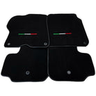 Black Floor Mats For Ferrari GTC4 Lusso (2016-2023) Italian Edition - AutoWin