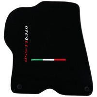 Black Floor Mats For Ferrari GTC4 Lusso (2016-2023) Italian Edition - AutoWin