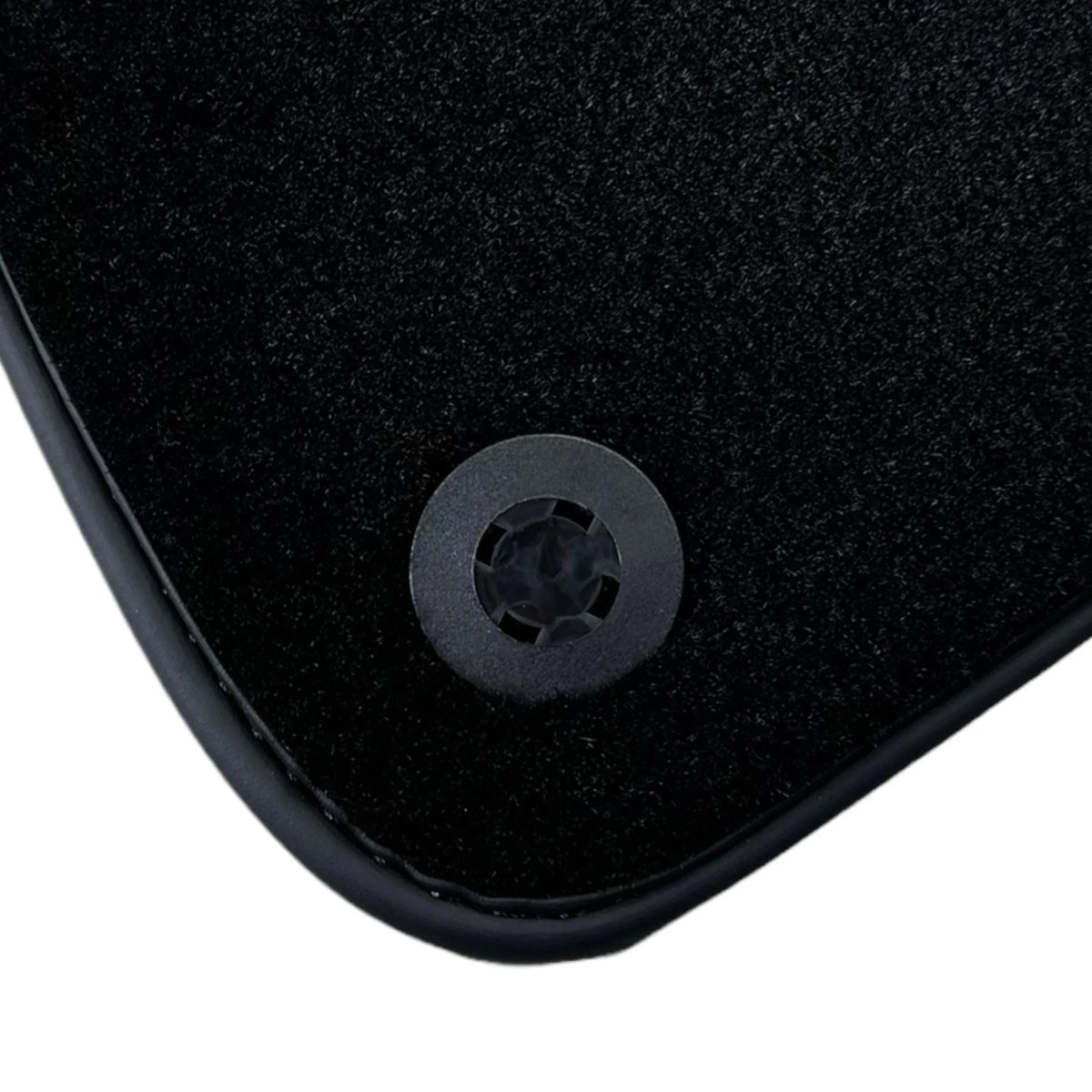 Black Floor Mats For Ferrari GTC4 Lusso (2016-2023) with Leather - AutoWin