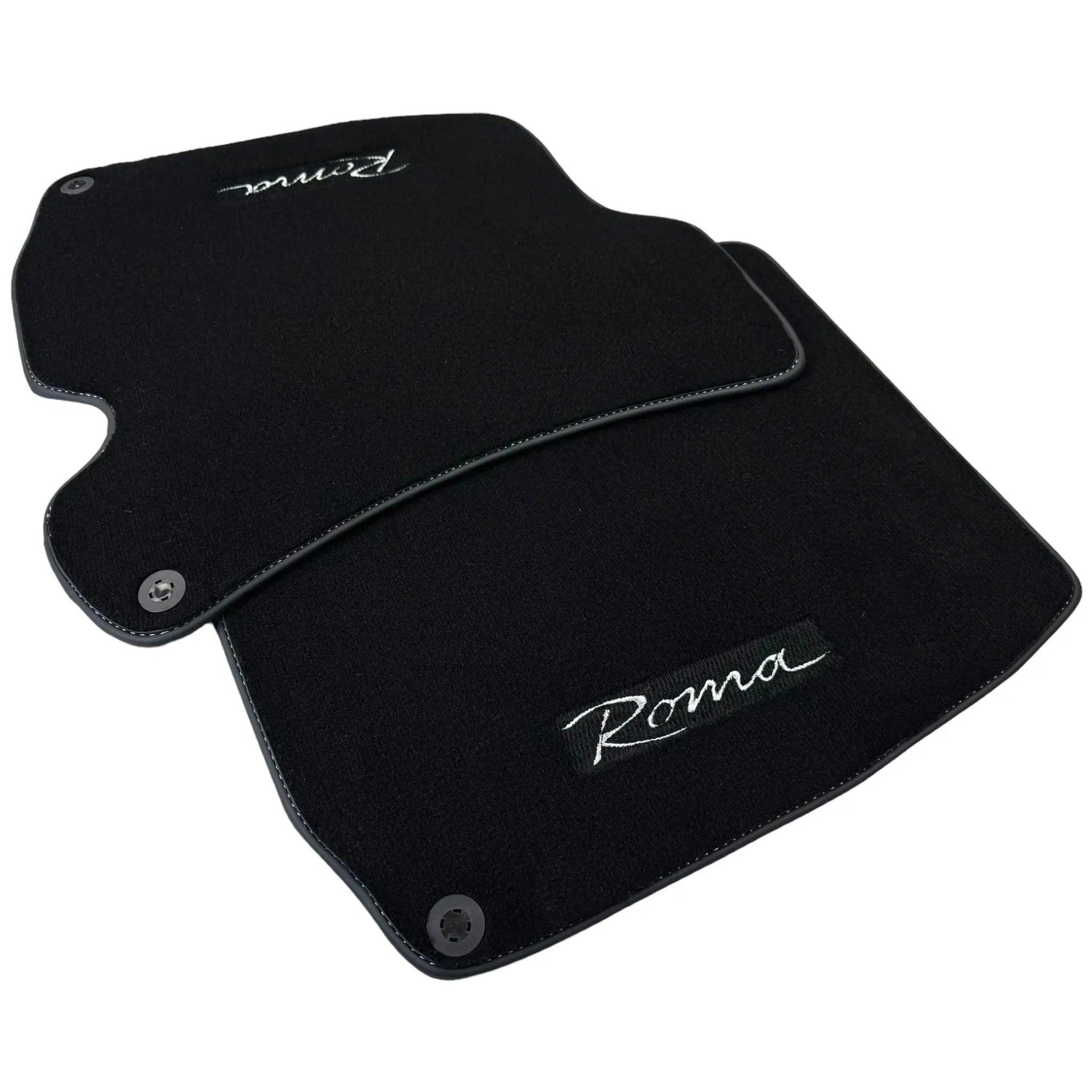 Black Floor Mats for Ferrari Roma (2021-2024) - AutoWin