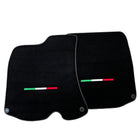 Black Floor Mats For Ferrari Roma (2021-2024) Italian Edition - AutoWin