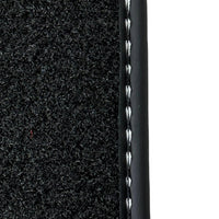 Black Floor Mats for Ferrari Roma (2021-2024) with Leather - AutoWin