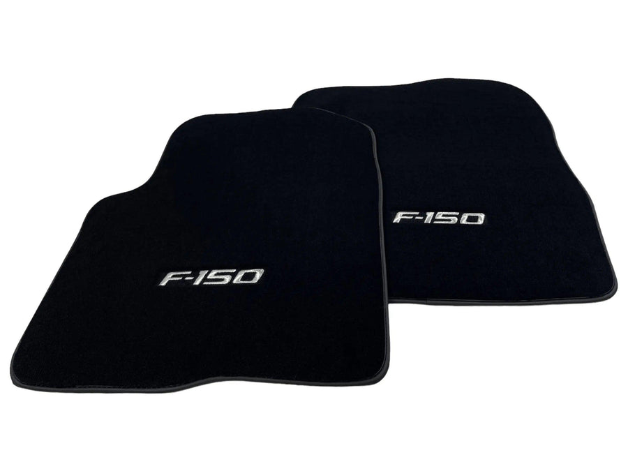Black Floor Mats For Ford F150 2009-2014 - AutoWin