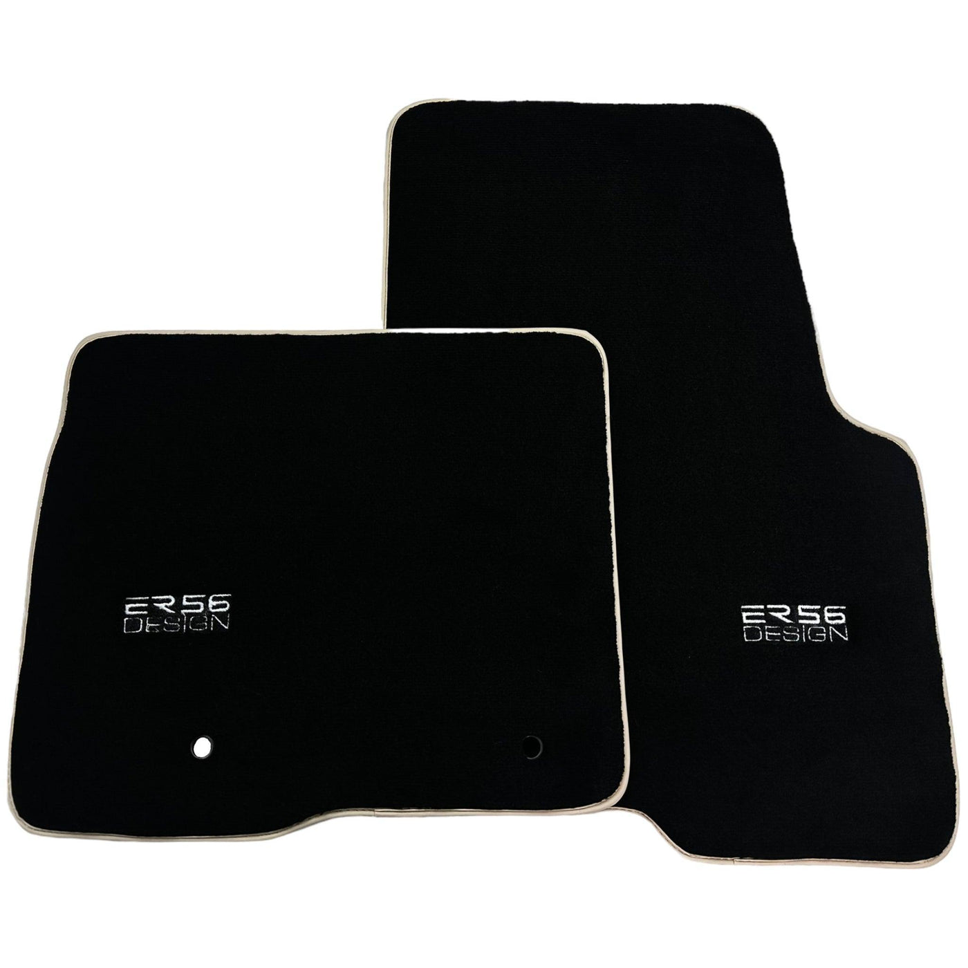 Black Floor Mats For Ford F150 (2009-2014) ER56 Design - AutoWin