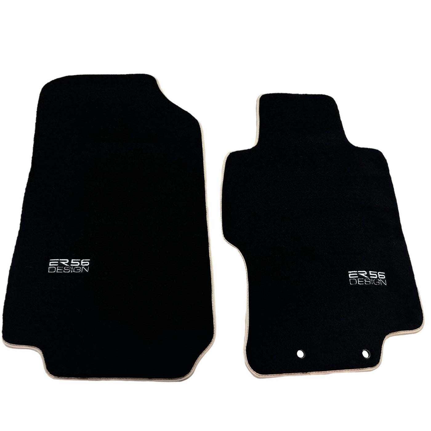 Black Floor Mats For Honda Accord (2002-2008) ER56 Design - AutoWin