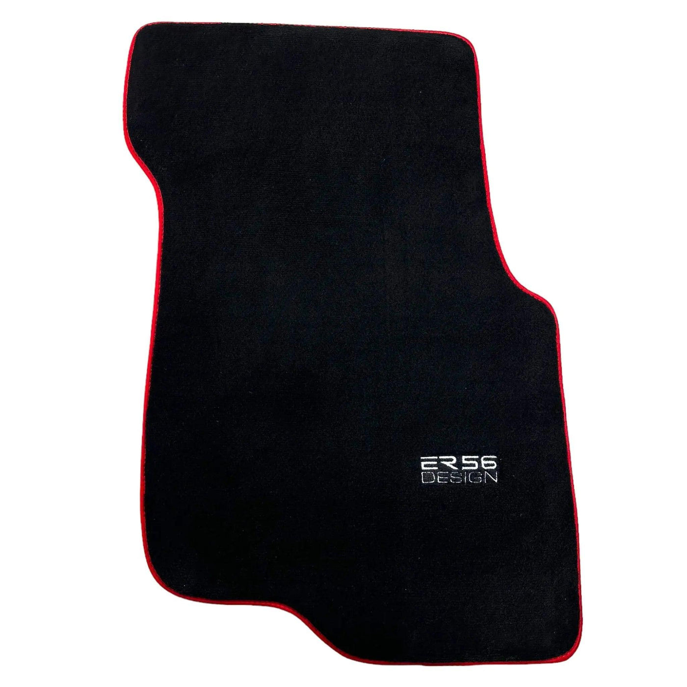 Black Floor Mats For Honda Civic VI (1995-2000) ER56 Design with Red Trim - AutoWin