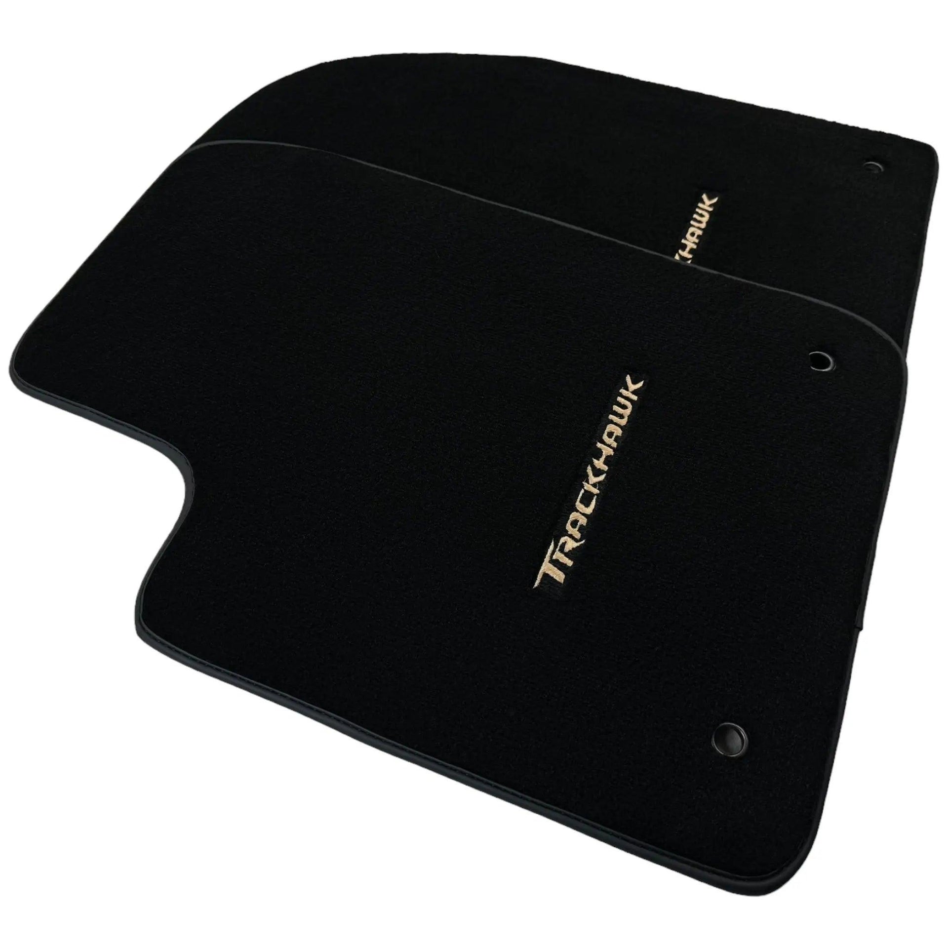 Black Floor Mats for Jeep Grand Cherokee Trackhawk (2018-2021) - AutoWin