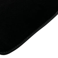 Black Floor Mats for Kia Carens 7 Seater (2006-2013) Automatic - AutoWin