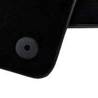 Black Floor Mats for Lamborghini Aventador With Red Leather - AutoWin