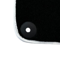 Premium Black Leather Floor Mats for Lamborghini Huracan STO