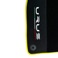 Black Floor Mats For Lamborghini Urus With Alcantara Leather - AutoWin