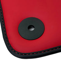 Black Floor Mats for Lamborghini Urus with Red Leather | ER56 Design - AutoWin