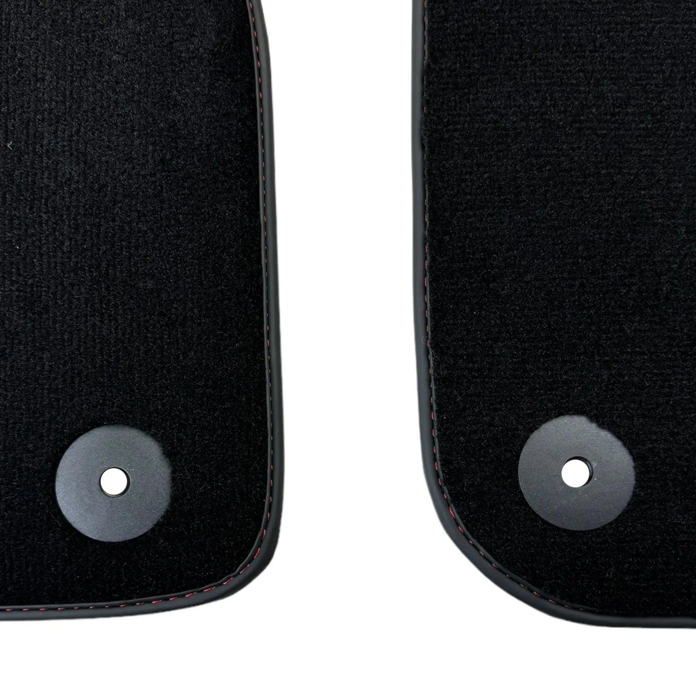 Black Floor Mats for Lamborghini Urus with Red Leather | ER56 Design - AutoWin