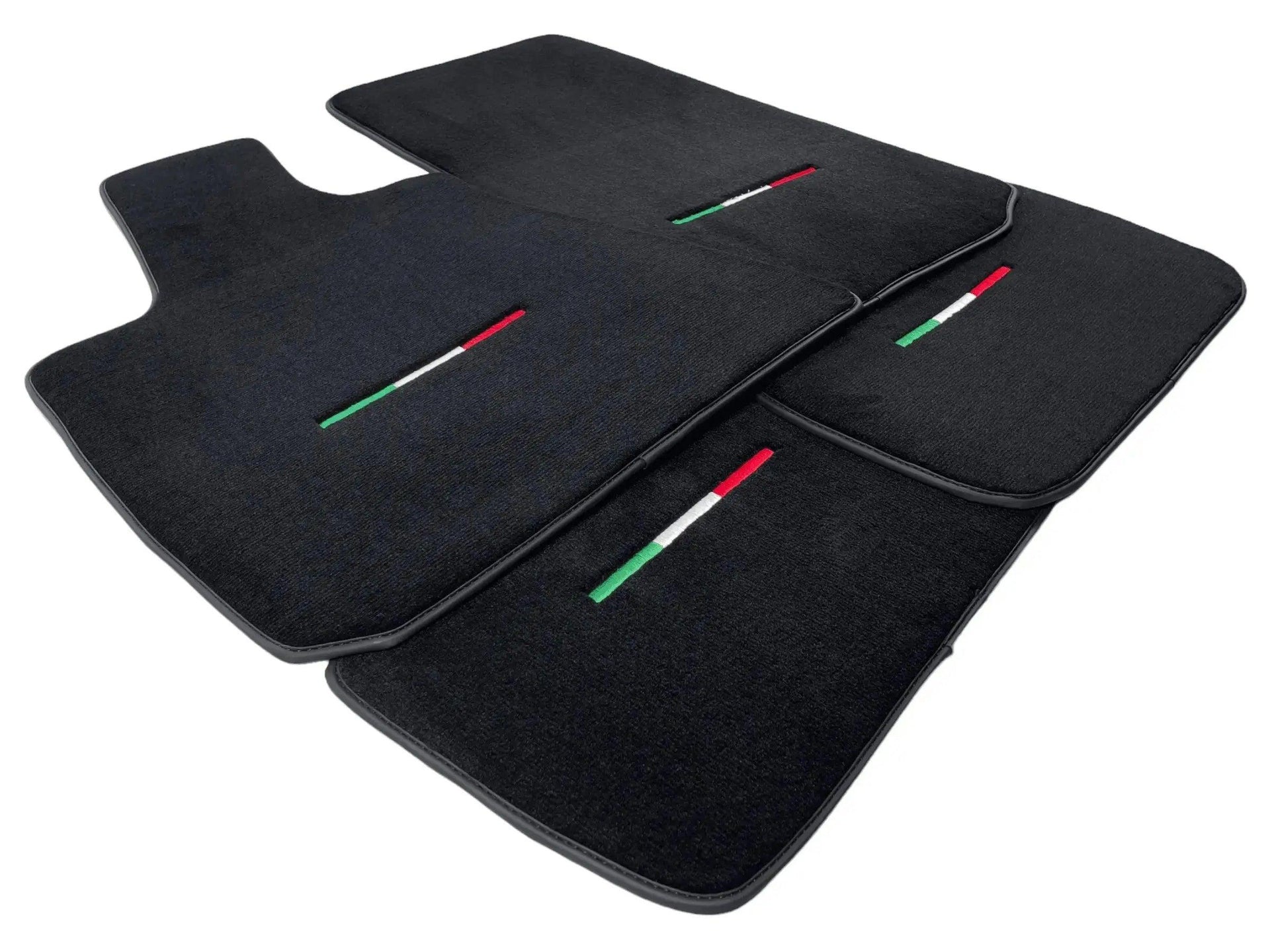 Black Floor Mats For Maserati Grecale (2023-2024) Italy Edition - AutoWin