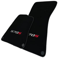 Black Floor Mats for McLaren 570S Tailored Carpets Set AutoWin - AutoWin