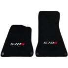 Black Floor Mats for McLaren 570S Tailored Carpets Set AutoWin - AutoWin