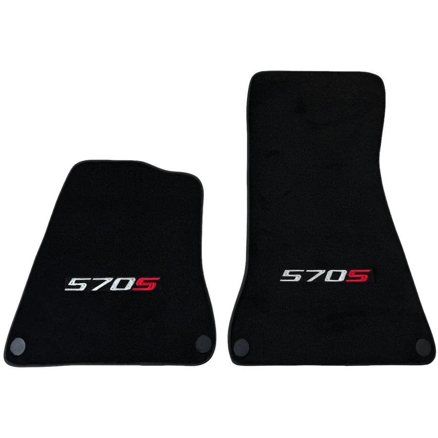 Black Floor Mats for McLaren 570S Tailored Carpets Set AutoWin - AutoWin