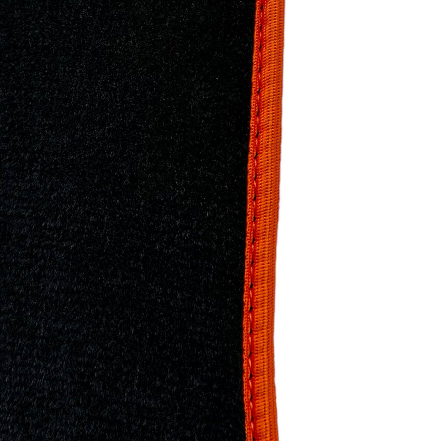 Black Floor Mats for McLaren 600 LT (2018-2020) With Alcantara Leather - AutoWin
