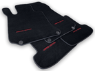 Black Floor Mats For Mercedes Benz C-Class A205 Convertible Facelift (2018-2023) | Limited Edition - AutoWin