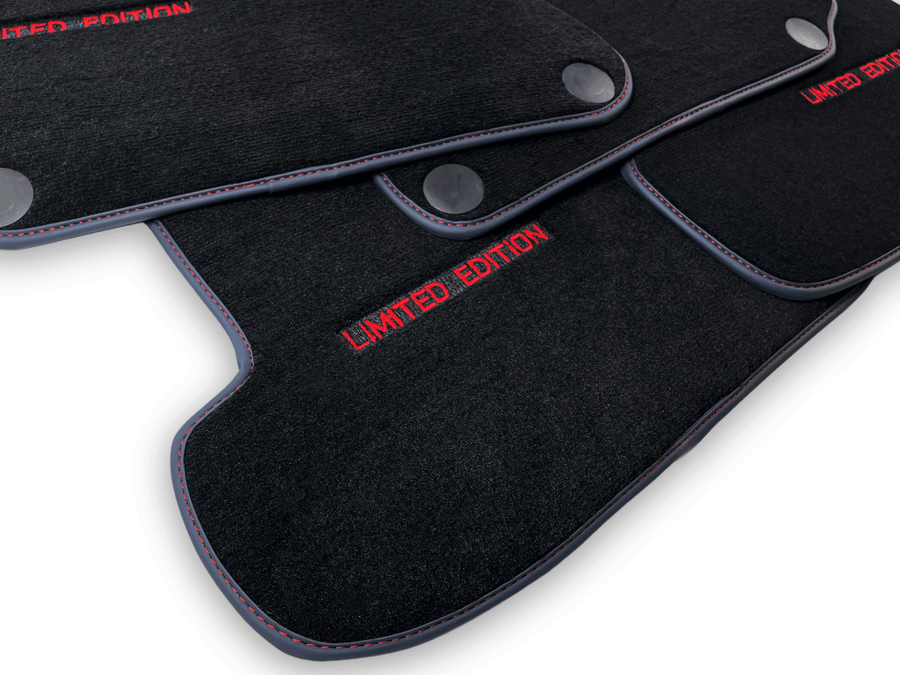 Black Floor Mats For Mercedes Benz C-Class C204 Coupe (2011-2015) | Limited Edition - AutoWin
