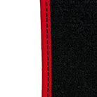 Black Floor Mats For Mercedes-Benz C Class W202 (1993-2000) ER56 Design | Red Trim - AutoWin