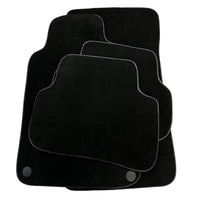 Black Floor Mats For Mercedes Benz C-Class W203 (2000-2007) - AutoWin