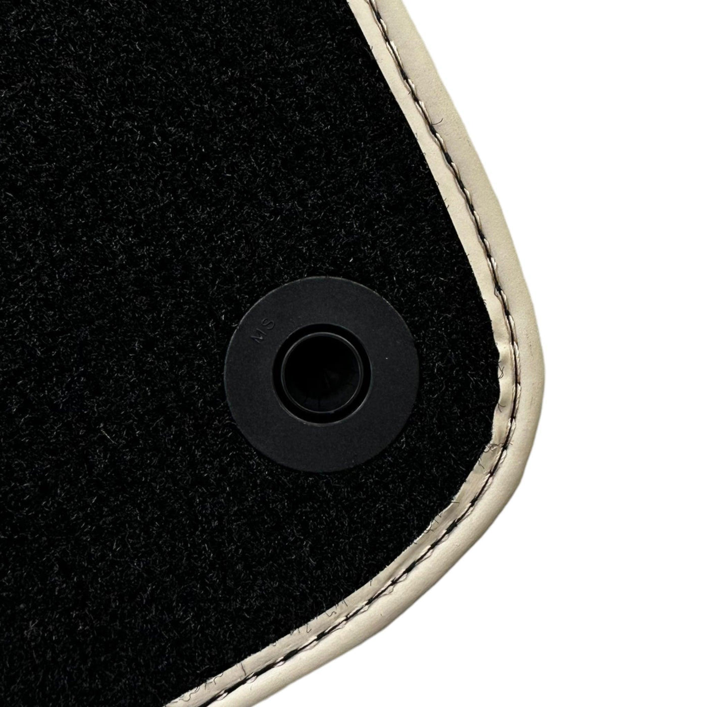 Black Floor Mats For Mercedes Benz C-Class W203 (2000-2007) ER56 Design - AutoWin