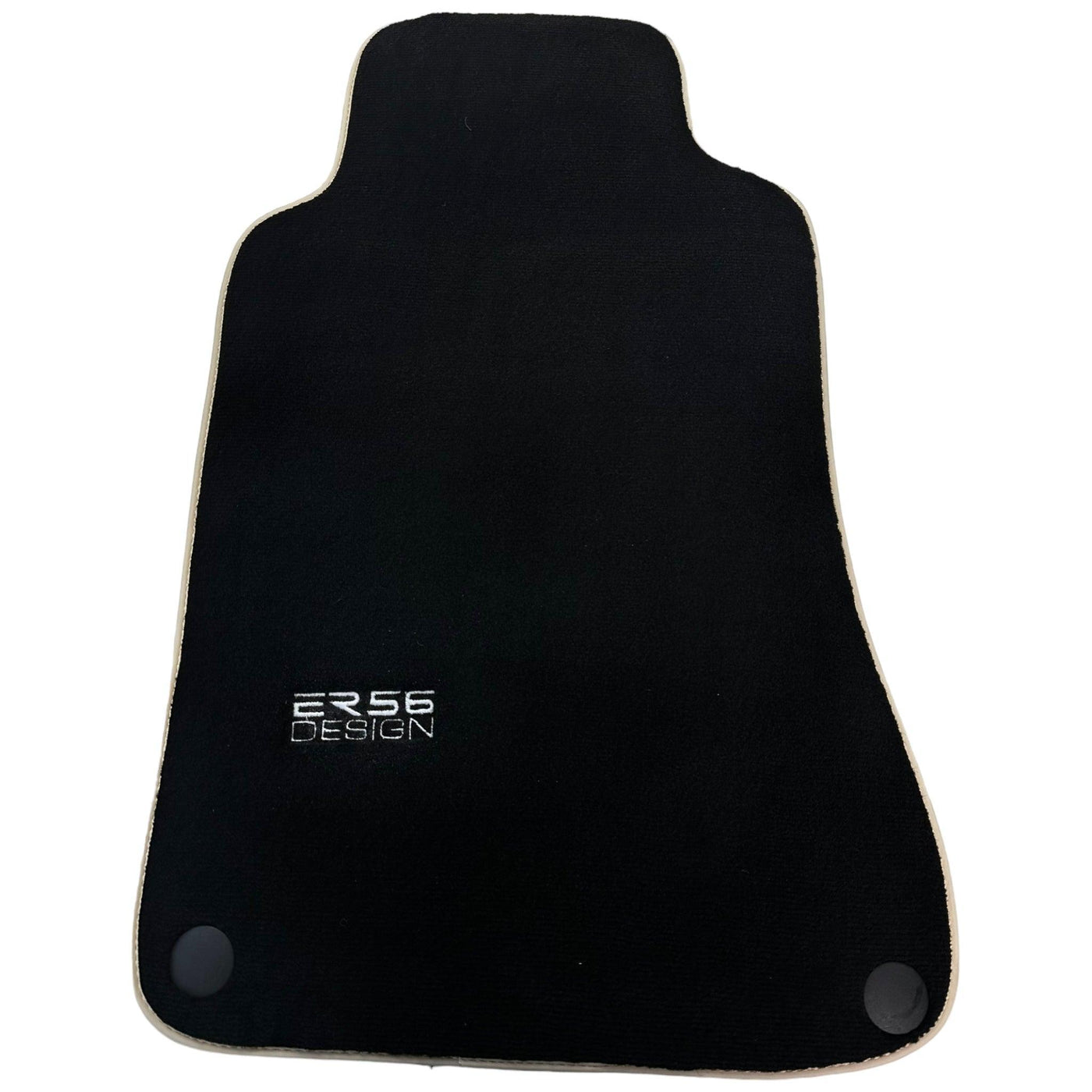 Black Floor Mats For Mercedes Benz C-Class W203 (2000-2007) ER56 Design - AutoWin