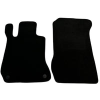 Black Floor Mats For Mercedes-Benz C-Class W204 (2007-2014) - AutoWin