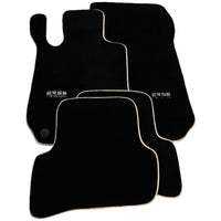 Black Floor Mats For Mercedes-Benz C-Class W204 (2007-2014) ER56 Design - AutoWin