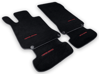 Black Floor Mats For Mercedes Benz C-Class W206 Sedan (2021-2023) Hybrid| Limited Edition - AutoWin